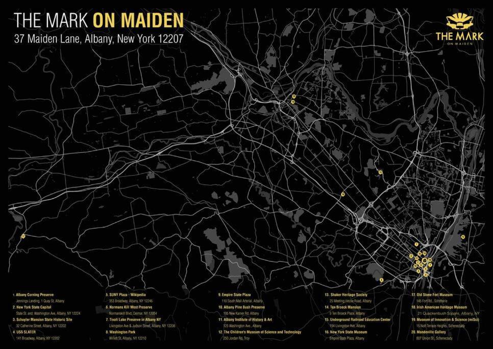 Downtown Albany 1 Bed + Workstation @ Maiden Lane公寓 外观 照片